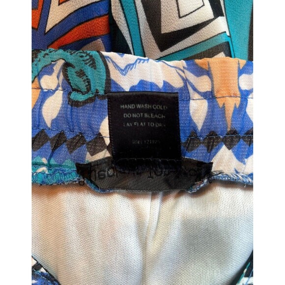 Jealous Tomato Pants Palazzo High Waist Wide Leg Patchwork‎ Boho Flowy Resort M - Picture 5 of 12